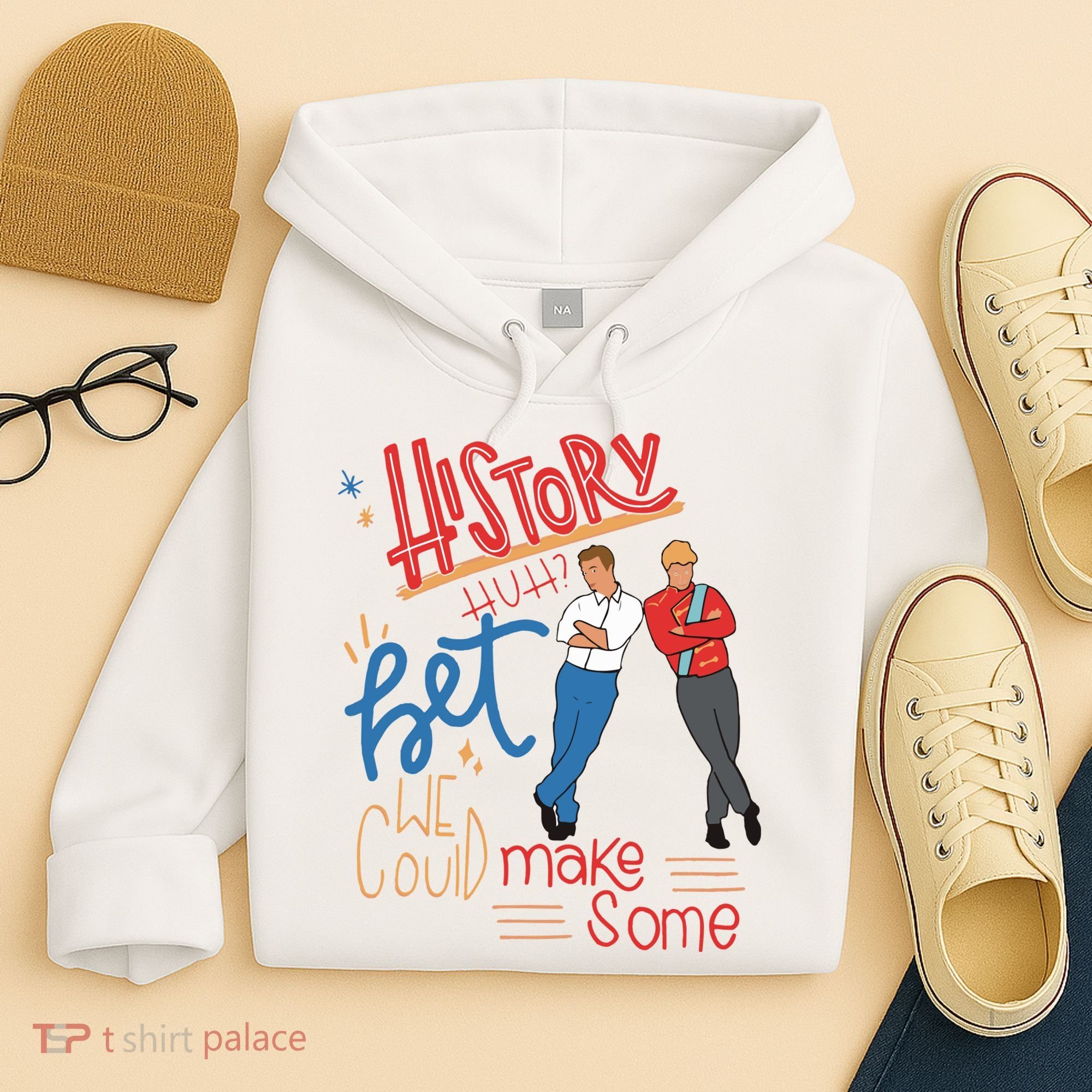 History Huh Red White And Royal Blue Hoodie