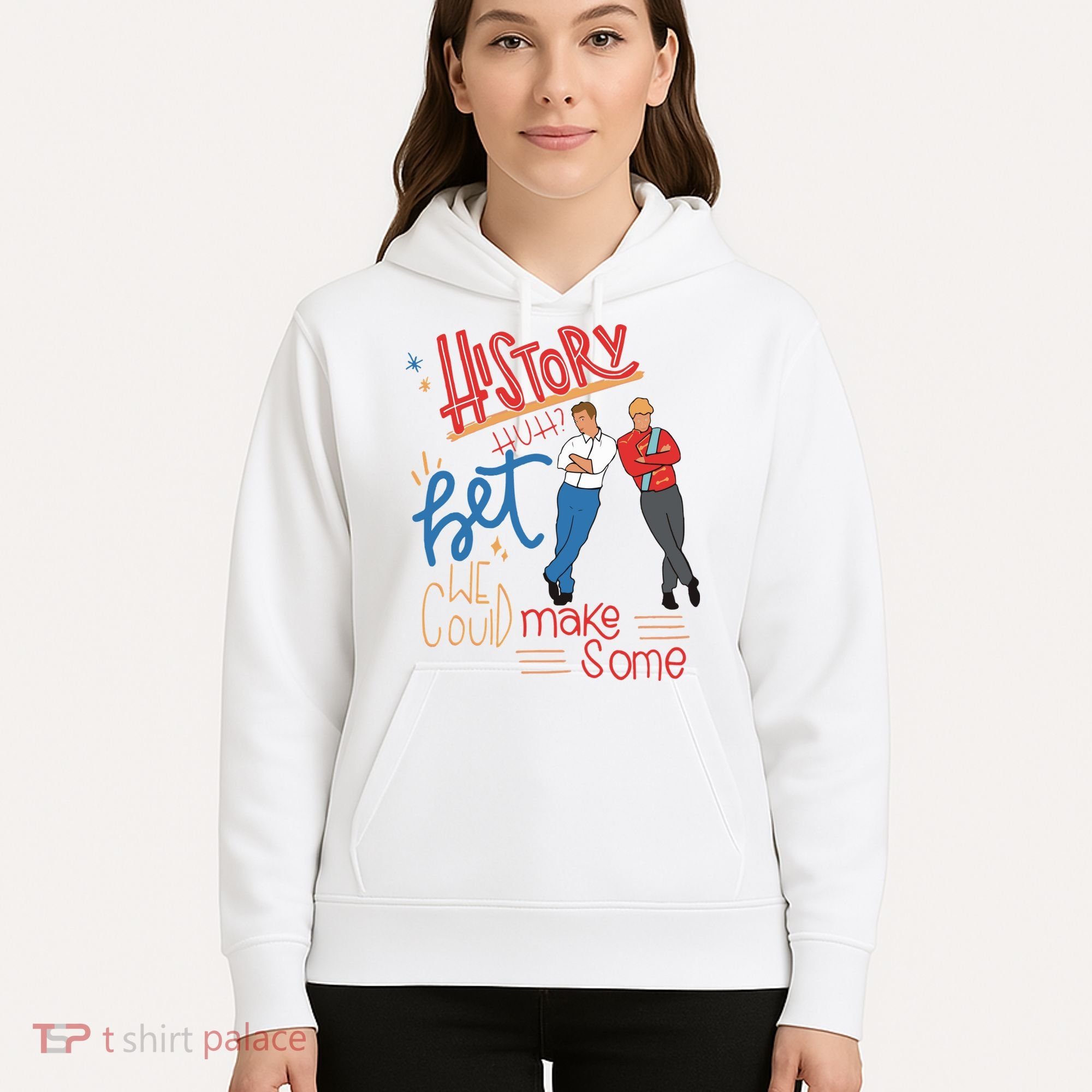 History Huh Red White And Royal Blue Hoodie