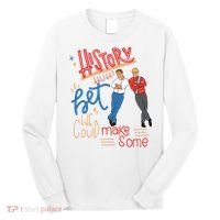History Huh Red White And Royal Blue Long Sleeve Shirt thumb 0