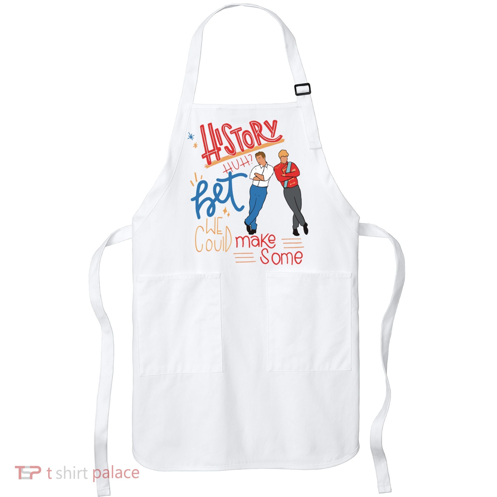 History Huh Red White And Royal Blue Apron