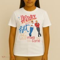 History Huh Red White And Royal Blue T-Shirt thumb 4