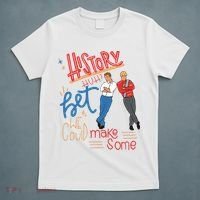 History Huh Red White And Royal Blue T-Shirt thumb 5
