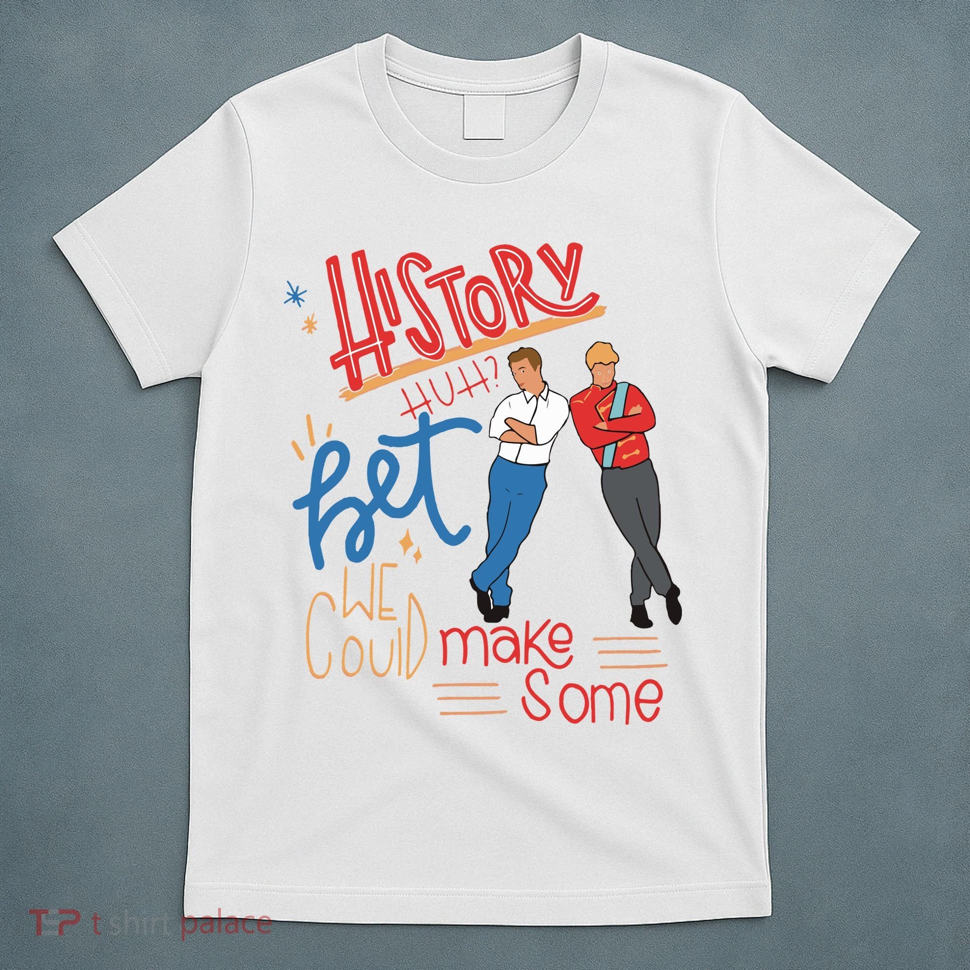 History Huh Red White And Royal Blue T-Shirt