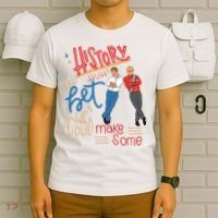 History Huh Red White And Royal Blue T-Shirt thumb 6