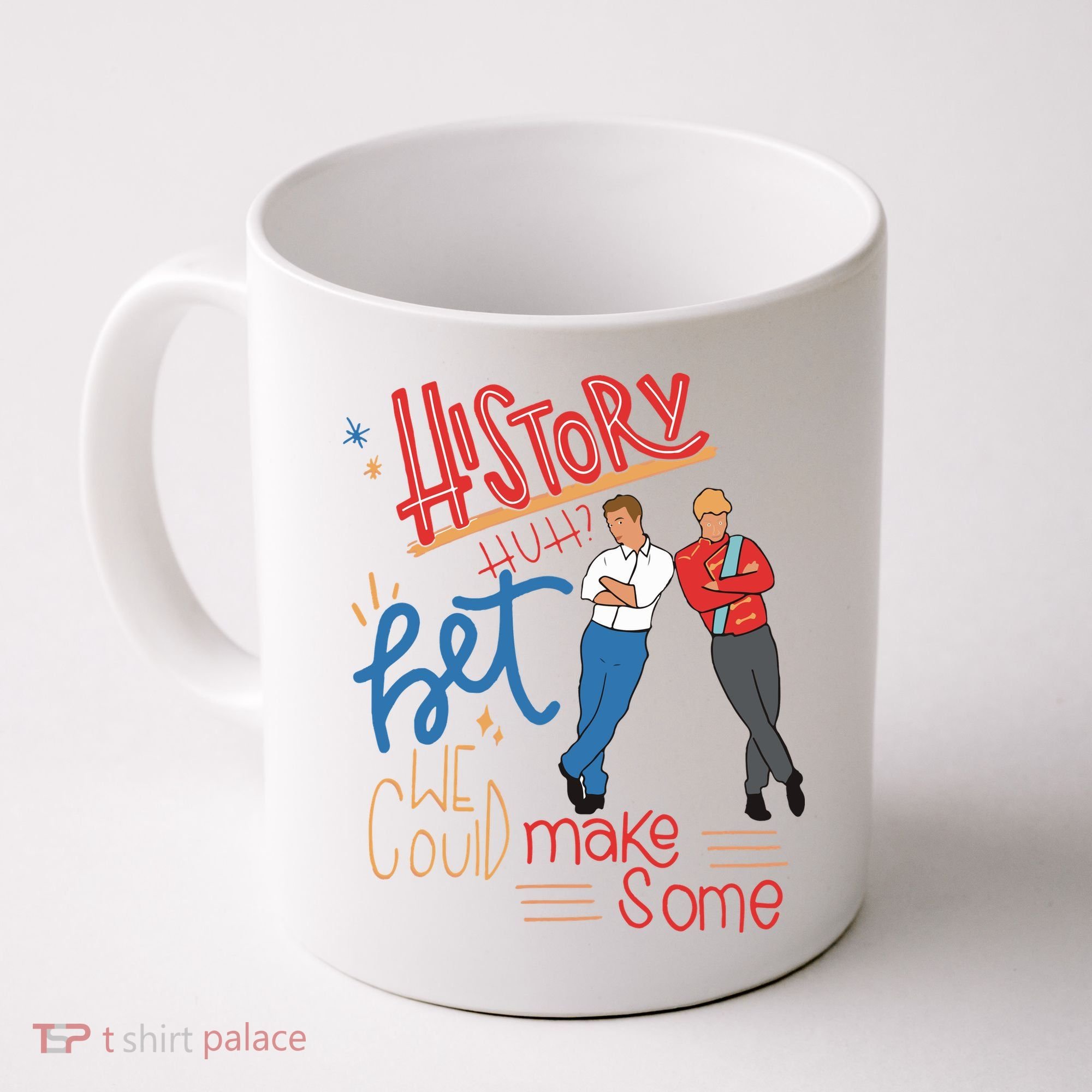 History Huh Red White And Royal Blue Coffee Mug