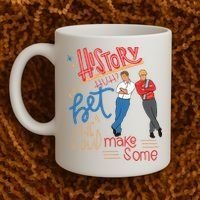 History Huh Red White And Royal Blue Coffee Mug thumb 2