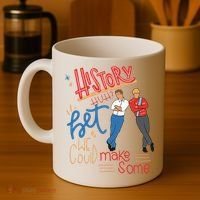History Huh Red White And Royal Blue Coffee Mug thumb 4