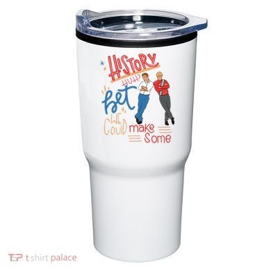 History Huh Red White And Royal Blue Tumbler