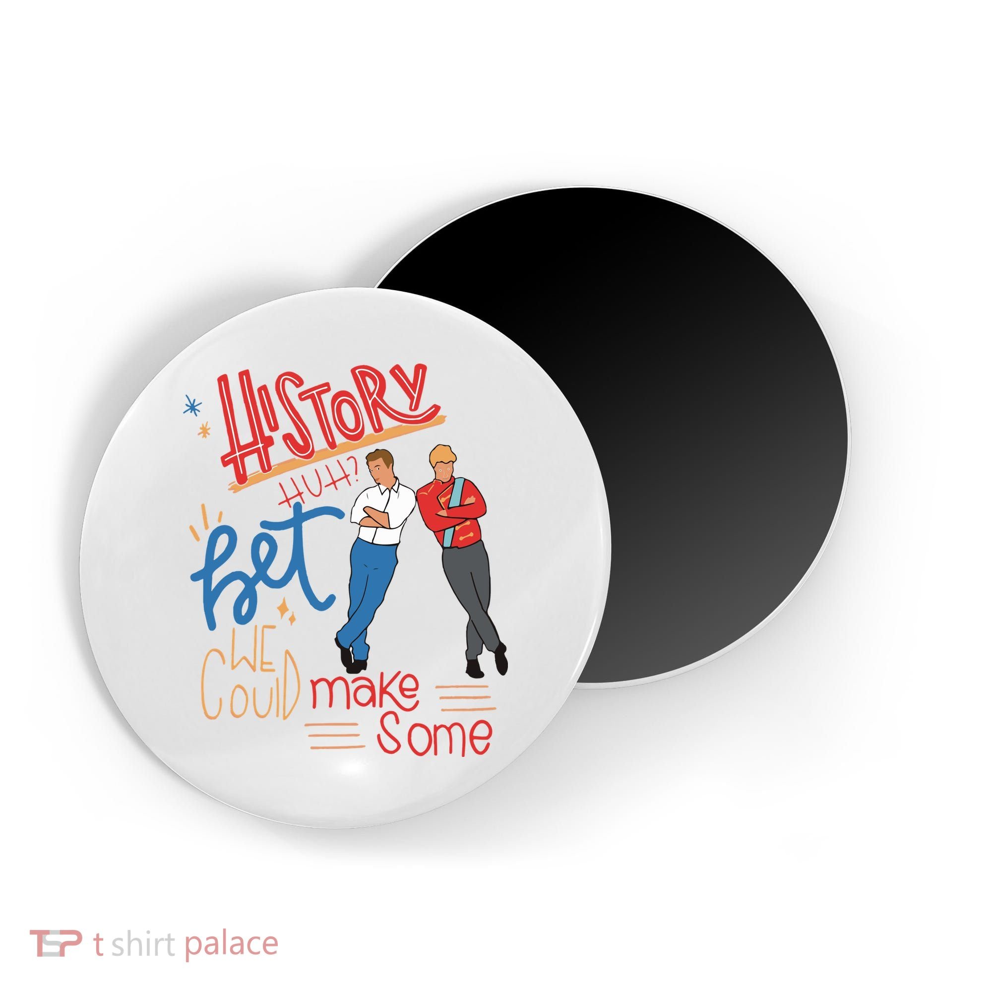 History Huh Red White And Royal Blue Magnet