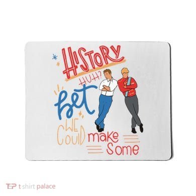 History Huh Red White And Royal Blue Mousepad