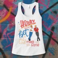 History Huh Red White And Royal Blue Women's Tank Top thumb 3