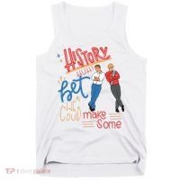 History Huh Red White And Royal Blue Tank Top thumb 0