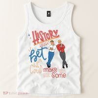 History Huh Red White And Royal Blue Tank Top thumb 2
