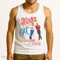 History Huh Red White And Royal Blue Tank Top thumb 3