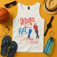 History Huh Red White And Royal Blue Tank Top thumb 4
