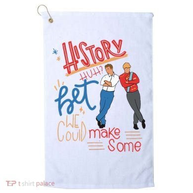 History Huh Red White And Royal Blue Golf Towel