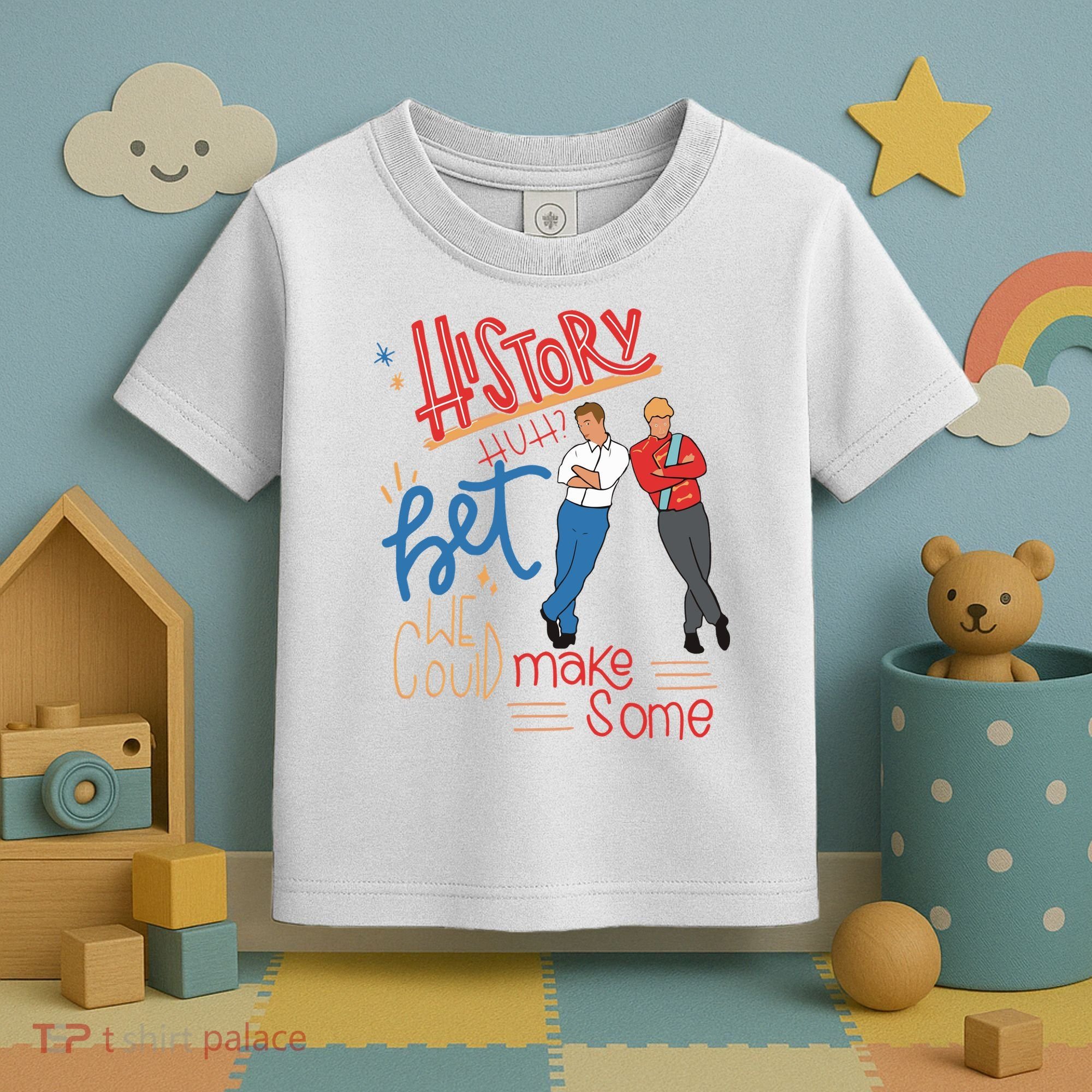 History Huh Red White And Royal Blue Toddler T-Shirt