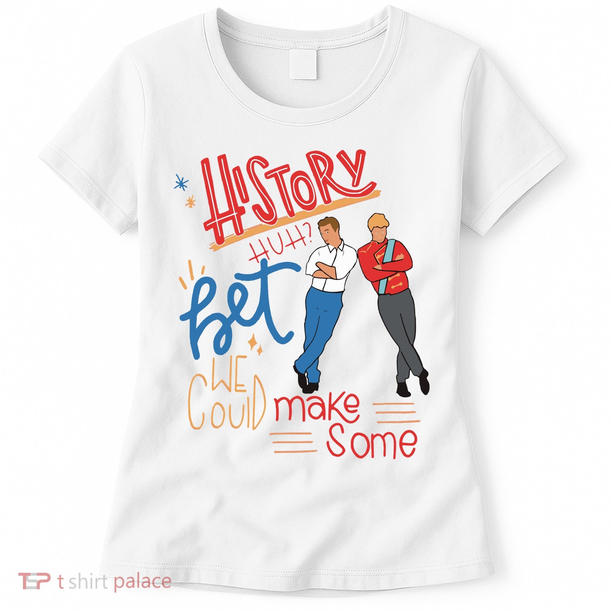 History Huh Red White And Royal Blue Women's T-Shirt