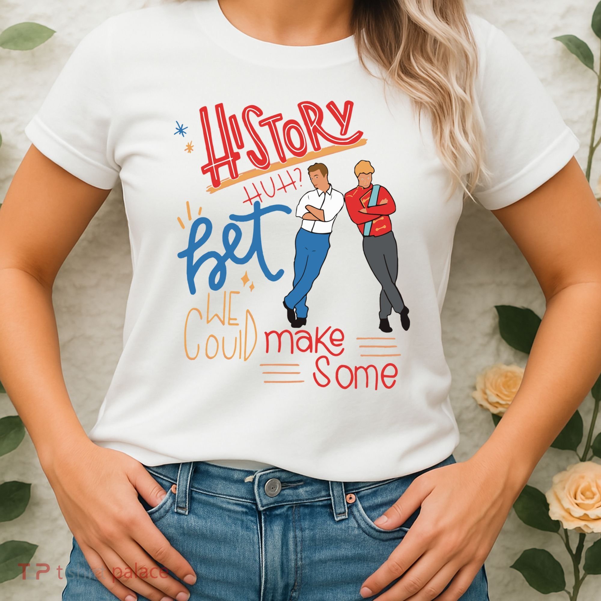 History Huh Red White And Royal Blue Women's T-Shirt