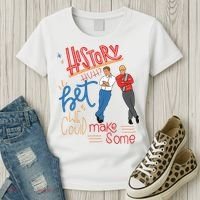 History Huh Red White And Royal Blue Women's T-Shirt thumb 3