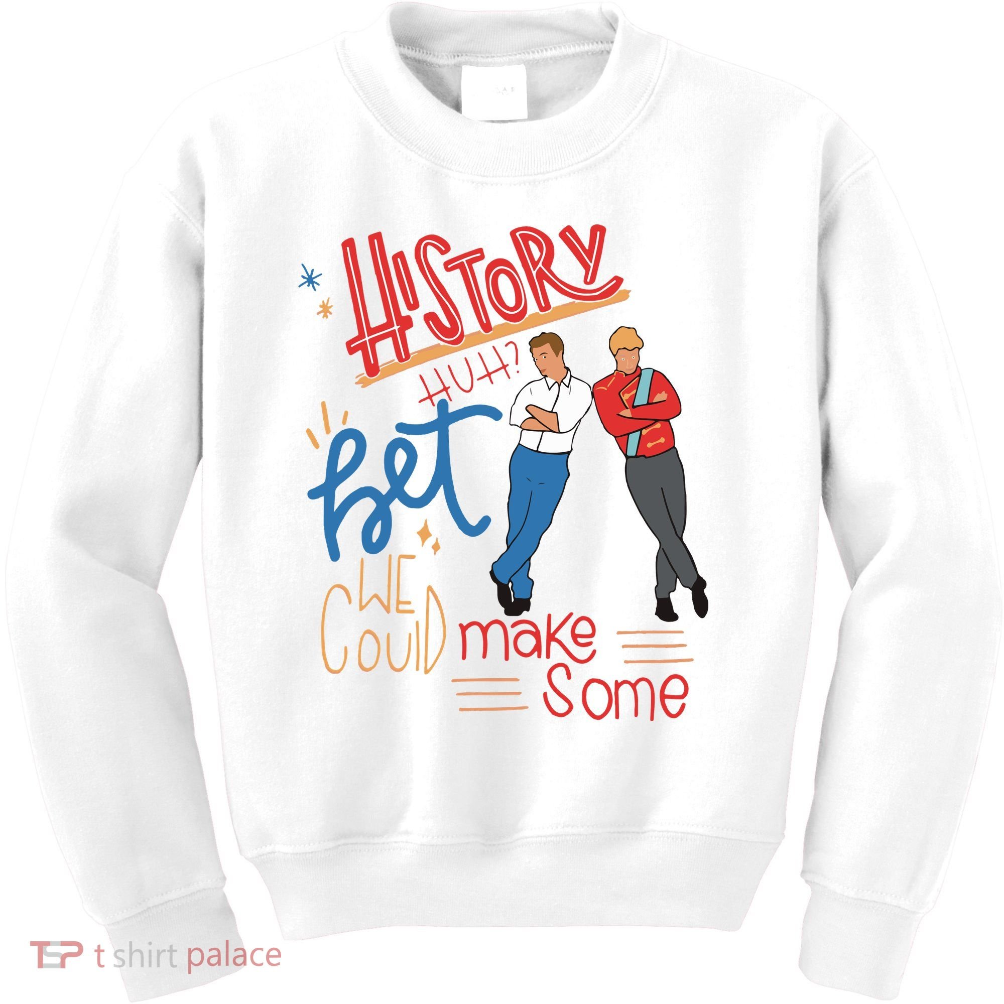 History Huh Red White And Royal Blue Kids Sweatshirt
