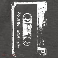Hip Hop Rap Mixtape Cassette DJ Retro 90s Vector Backpack thumb 2