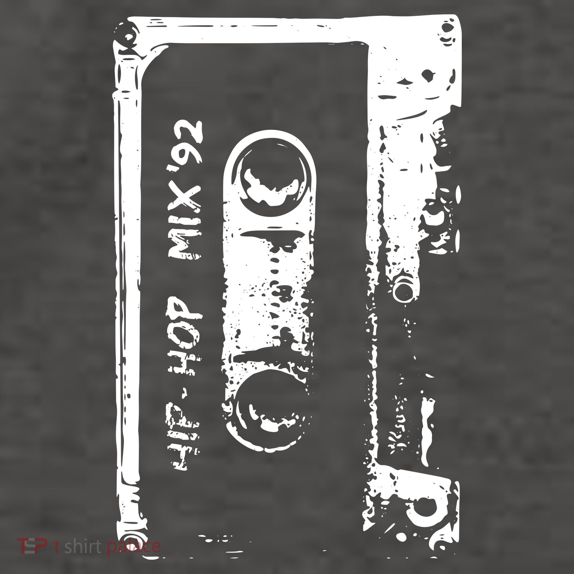 Hip Hop Rap Mixtape Cassette DJ Retro 90s Vector Backpack