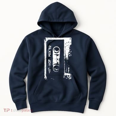 Hip Hop Rap Mixtape Cassette DJ Retro 90s Hoodie
