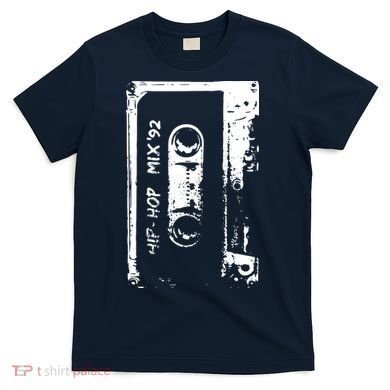 Hip Hop Rap Mixtape Cassette DJ Retro 90s T-Shirt