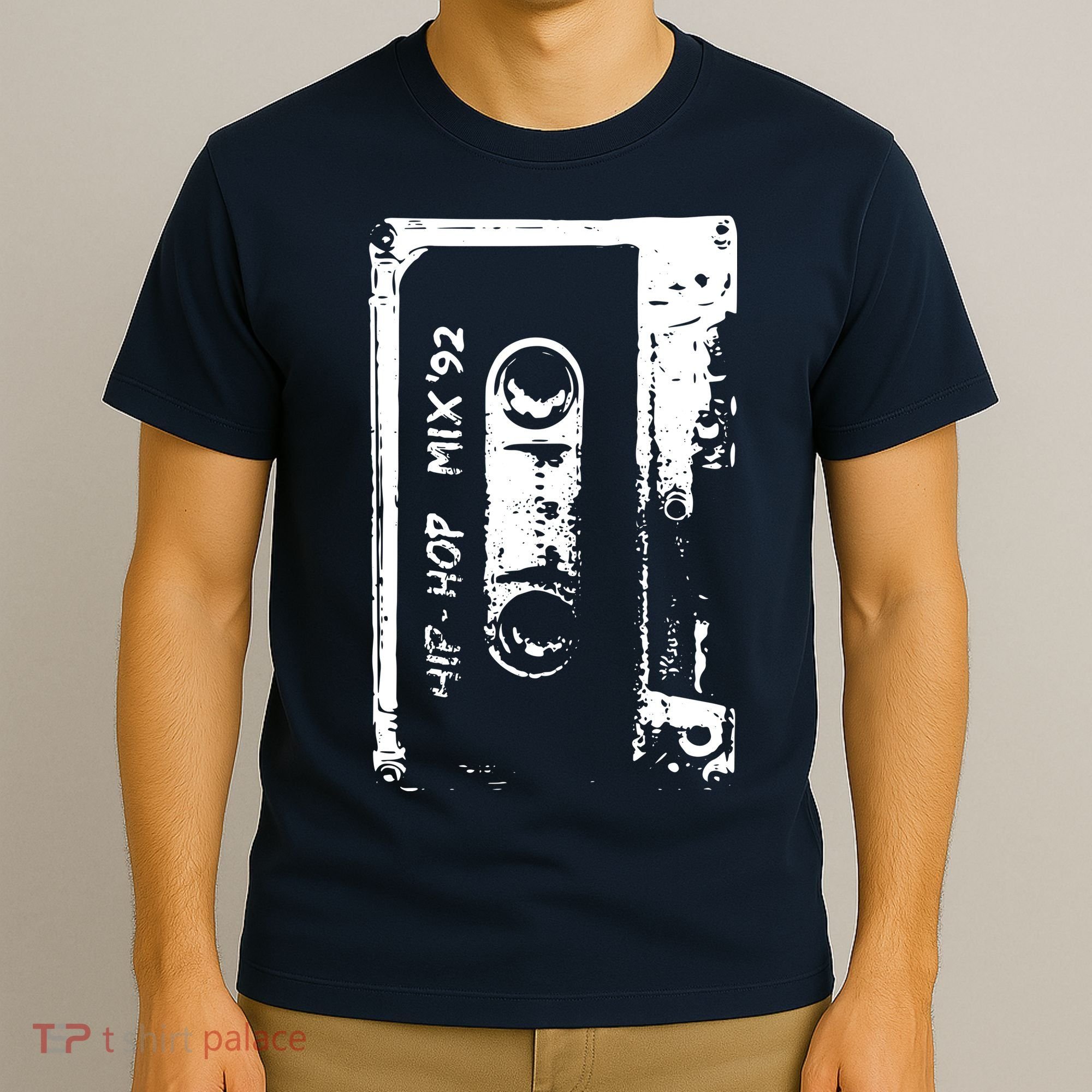 Hip Hop Rap Mixtape Cassette DJ Retro 90s T-Shirt