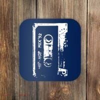 Hip Hop Rap Mixtape Cassette DJ Retro 90s Coaster thumb 0