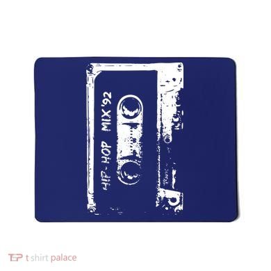 Hip Hop Rap Mixtape Cassette DJ Retro 90s Mousepad