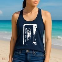 Hip Hop Rap Mixtape Cassette DJ Retro 90s Women's Tank Top thumb 2