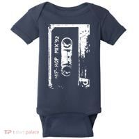 Hip Hop Rap Mixtape Cassette DJ Retro 90s Baby Bodysuit thumb 0