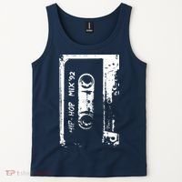 Hip Hop Rap Mixtape Cassette DJ Retro 90s Tank Top thumb 2