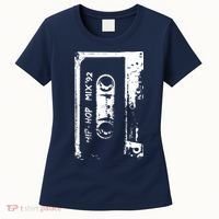 Hip Hop Rap Mixtape Cassette DJ Retro 90s Women's T-Shirt thumb 0
