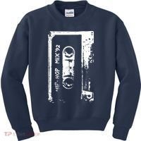 Hip Hop Rap Mixtape Cassette DJ Retro 90s Kids Sweatshirt thumb 0