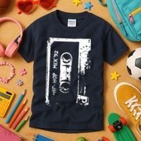 Hip Hop Rap Mixtape Cassette DJ Retro 90s Kids T-Shirt thumb 3