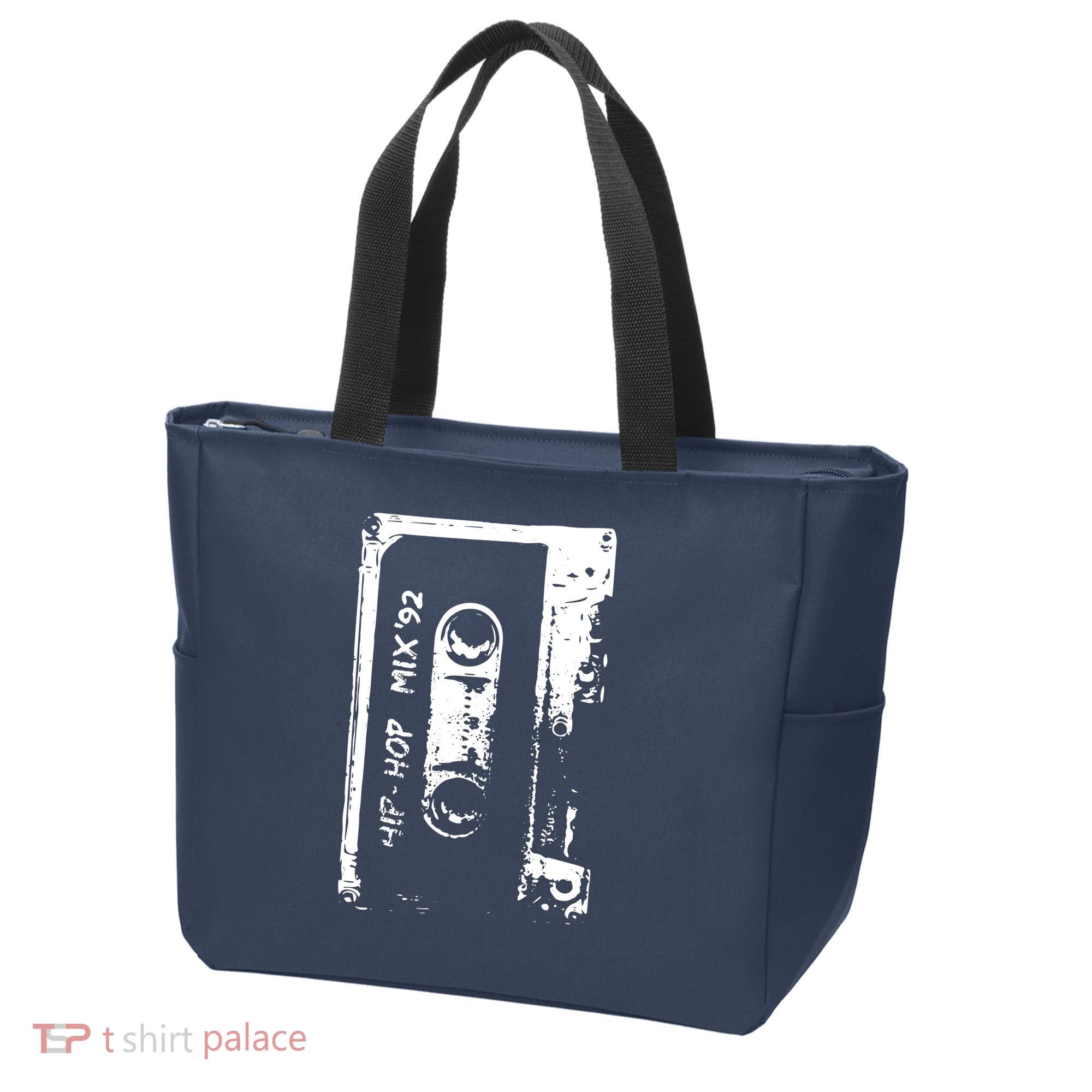 Hip Hop Rap Mixtape Cassette DJ Retro 90s Tote Bag