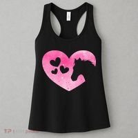 Heart Horseback Riding Cute Horse Lover Pink Horse Women's Tank Top thumb 3