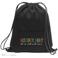 History Huh Red White And Royal Blue Sweatshirt Cinch Pack Bag thumb 0