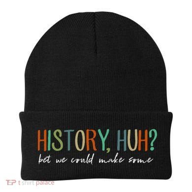 History Huh Red White And Royal Blue Beanie