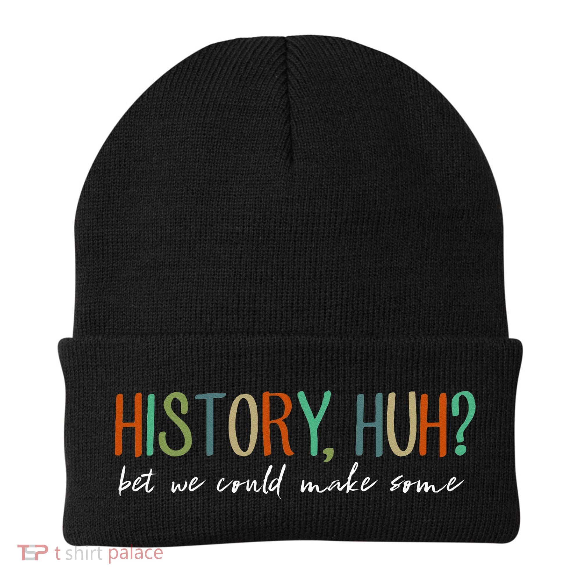 History Huh Red White And Royal Blue Beanie