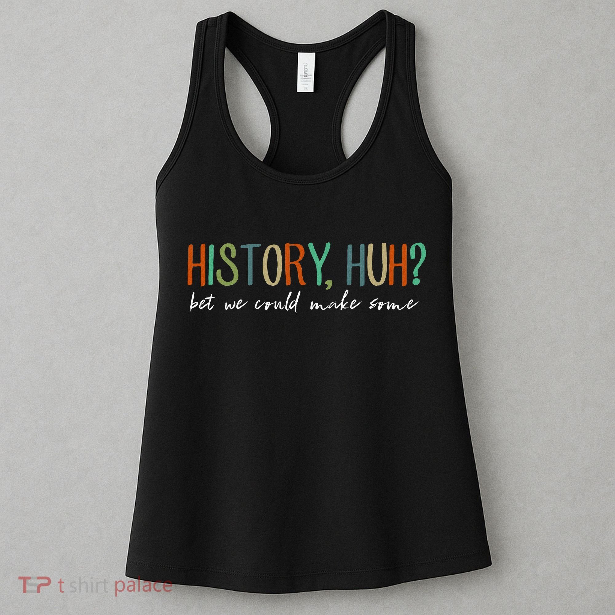 History Huh Red White And Royal Blue Women's Tank Top