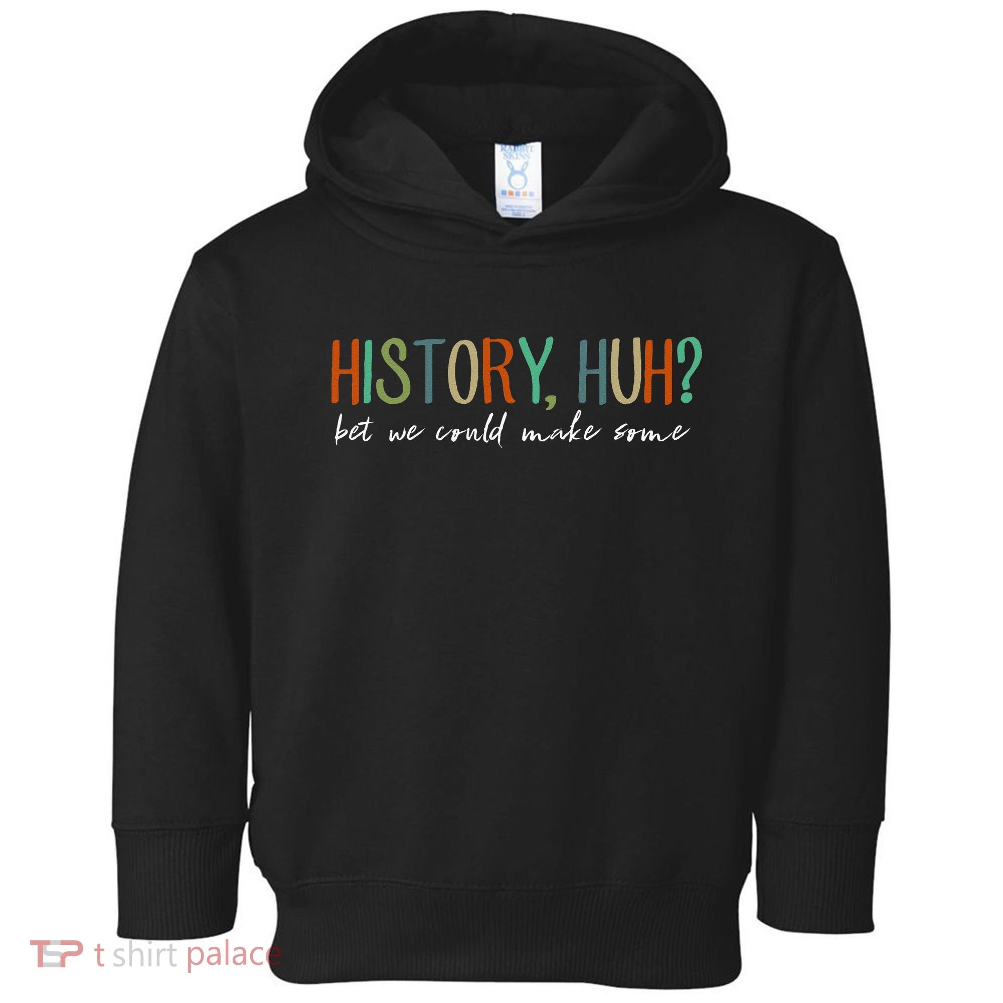 History Huh Red White And Royal Blue Toddler Hoodie