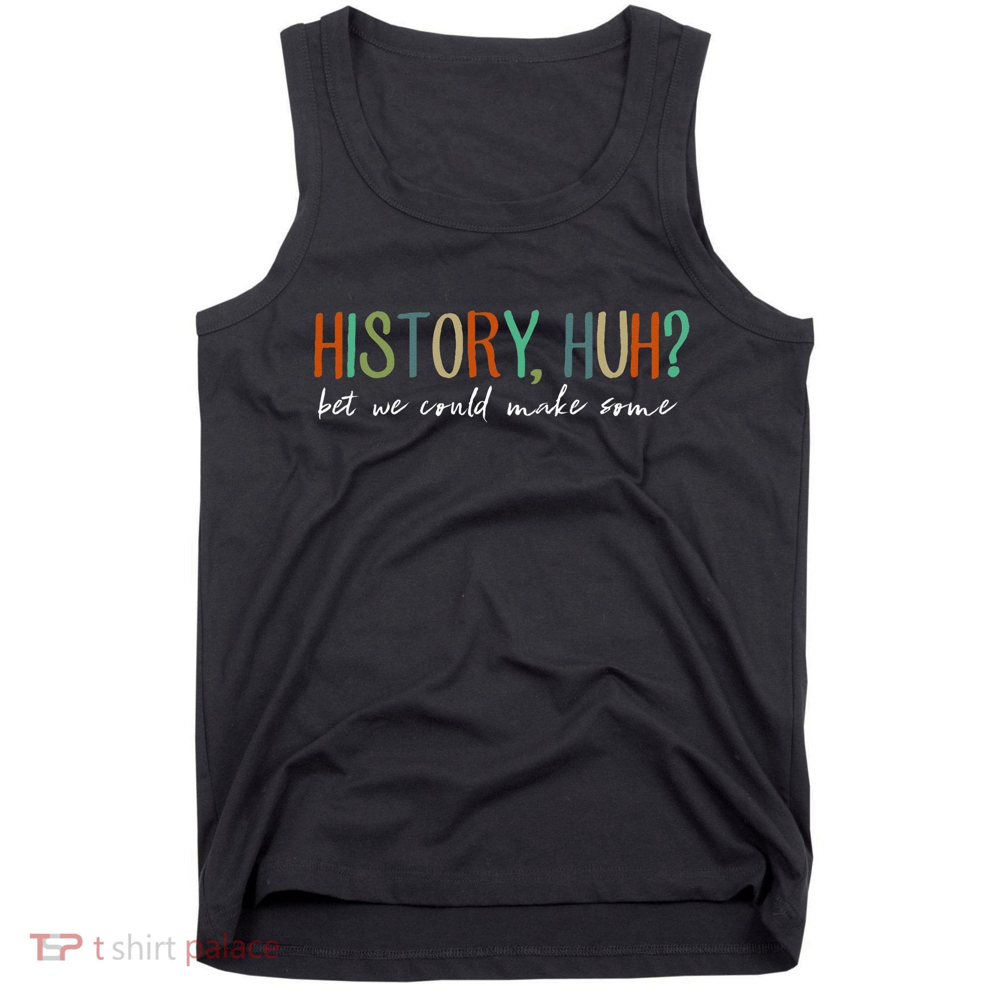 History Huh Red White And Royal Blue Tank Top