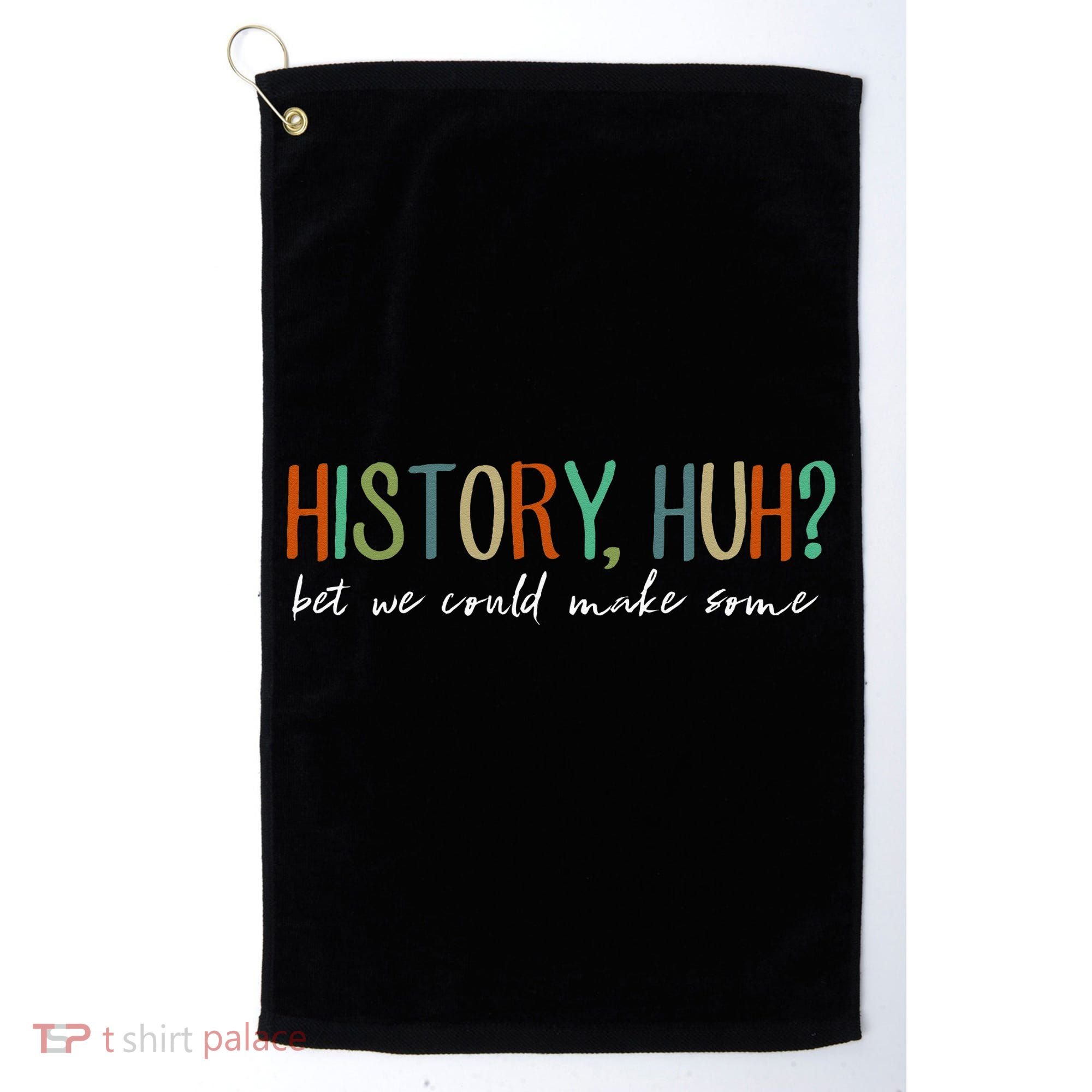 History Huh Red White And Royal Blue Golf Towel