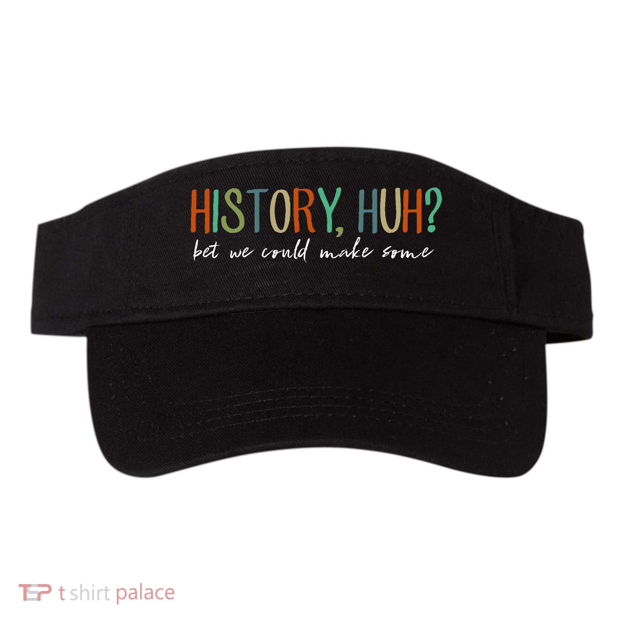 History Huh Red White And Royal Blue Visor