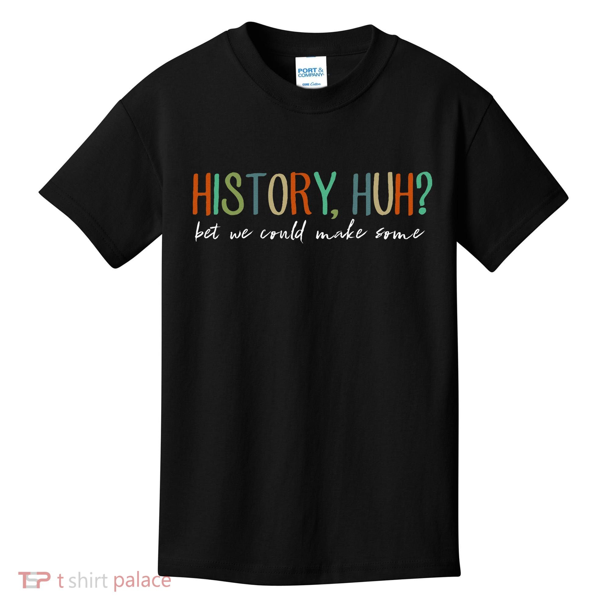 History Huh Red White And Royal Blue Kids T-Shirt