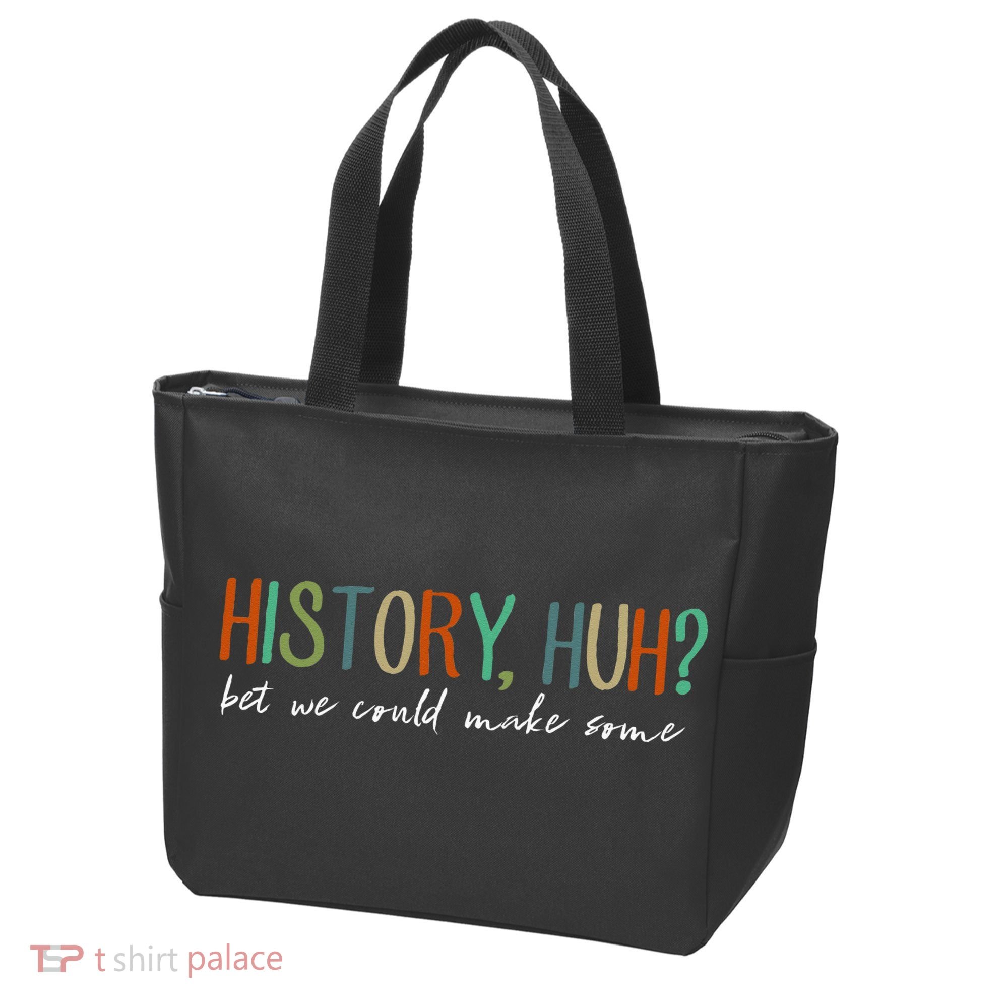 History Huh Red White And Royal Blue Tote Bag